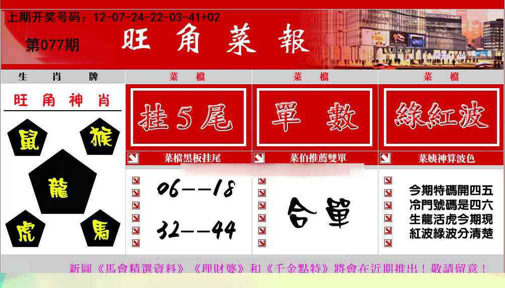 077期旺角菜报[图]